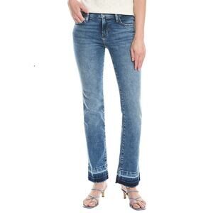 Joe's Jeans Mid Rise Fly Away Flare Jeans Womens 24 27x31 Light Wash $198 MSRP